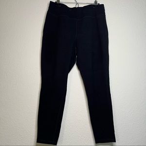 Id Ideology Women's Essentials Sweat Black Set 7/8 Length Leggings XXL